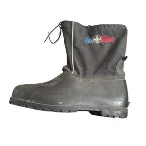 Vintage Black SnowRider Insulated Winter Boots